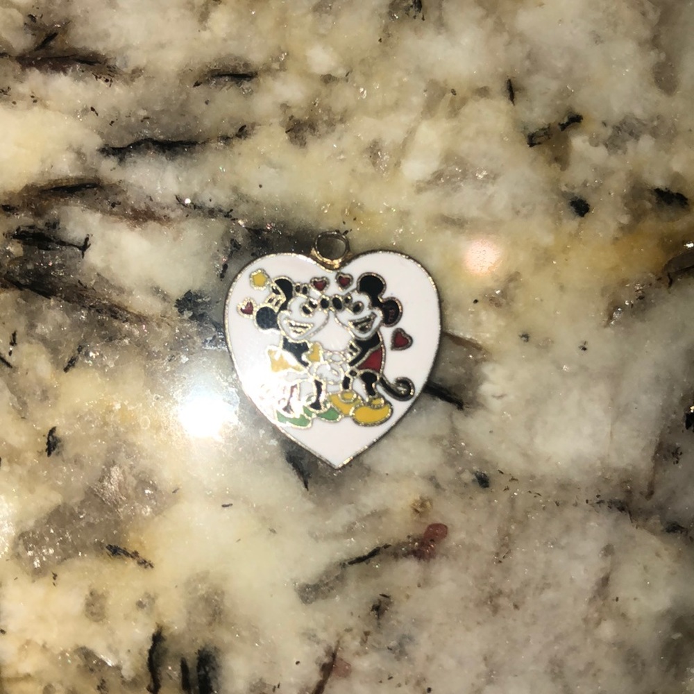 Vintage Mickey and Minnie Mouse charm